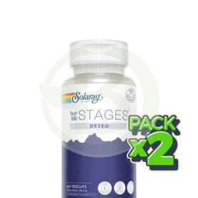 Pack 2x Deseo Stages 60 Cápsulas Vegetales Solaray