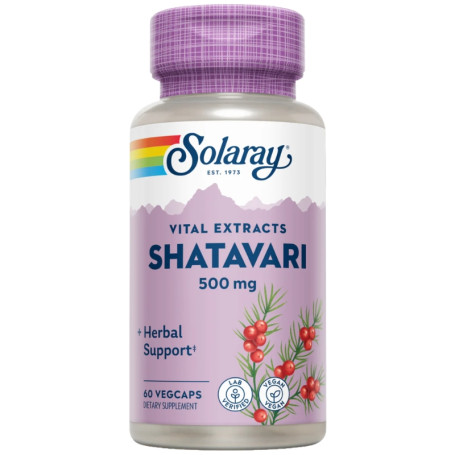 Shatavari 500Mg 60 Cápsulas Vegetais Solaray