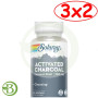 Pack 3x2 Carbón Activado 90 Cápsulas Vegetales Solaray