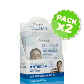Pack 2x Mascarilla Facial Anti-Edad 22Ml Drasanvi