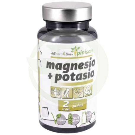 Magnésio + Potássio 60 Comp Pinisan
