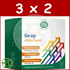 Pack 3x2 Go Up Amino Boost 30 Sobres Esi