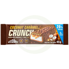 Barrita Proteica Crujiente con Caramelo y Coco 45G Vit.o.best