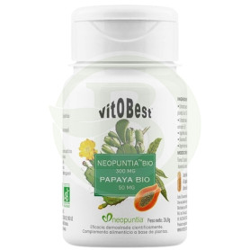 Neopuntia Bio + Papaya Bio 45 Cápsulas Vegetales Vit.o.best
