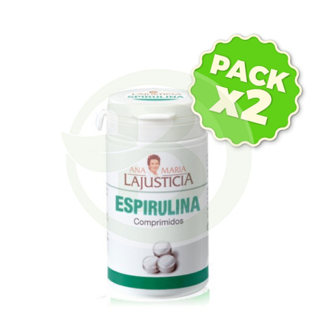 Pack 2x Espirulina 160 Comprimidos Ana Mª Lajusticia