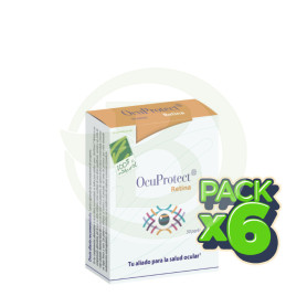 Pack 6x Ocuprotect® Retina 30 Perlas Cienporcien Natural