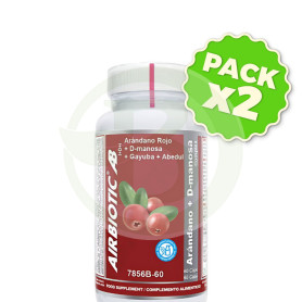 Pack 2x Arándano + D-Manosa Complex 60 Ca´Psulas Airbiotic