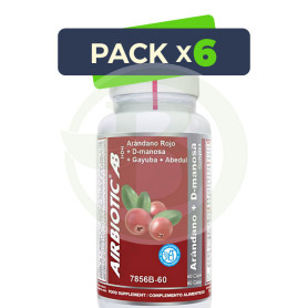 Pack 6x Arándano + D-Manosa Complex 60 Ca´Psulas Airbiotic