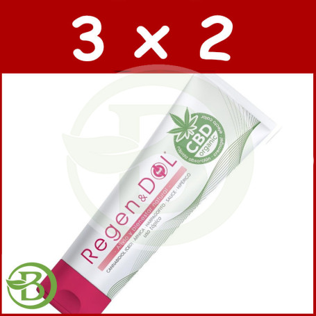 Pack 3x2 Regen&Dol Crema Cbd 200 Ml Eladiet