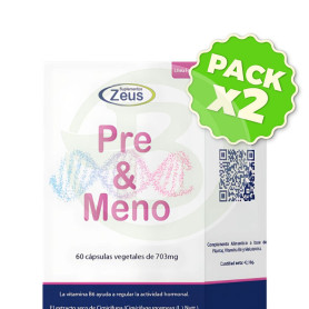 Pack 2x Pre&Meno 60 Cápsulas Vegetales Zeus