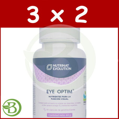 Pack 3x2 Eye Optim® 30 Capsulas Nutrinat Evolution