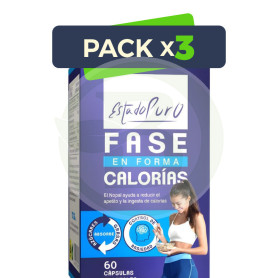 Pack 3x Fase Calorías 60 Cápsulas Estado Puro