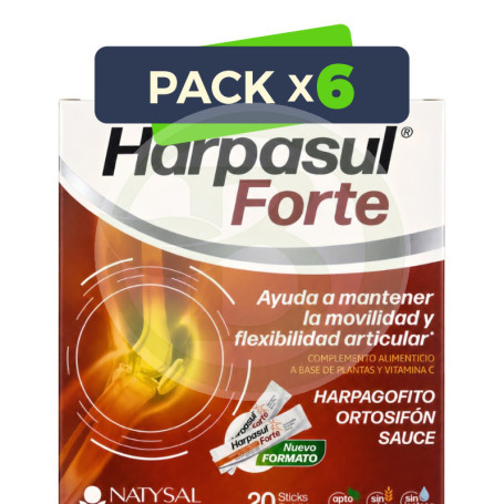 Pack 6x Harpasul Forte 20 Sticks Natysal