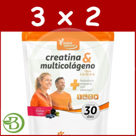 Pack 3x2 Creatina y Multicolágeno 270Gr Pinisan