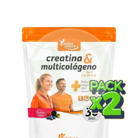 Pack 2x Creatina y Multicolágeno 270Gr Pinisan