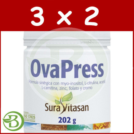Pack 3x2 Ova Press 202 Gr Sura Vitasan