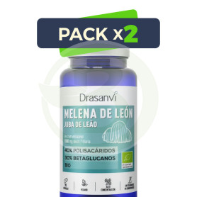 Pack 2x Melena De León Bio 90 Cápsulas Drasanvi