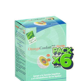 Pack 6x Omega Confort 7 Forte con Pl+ 100% Natural