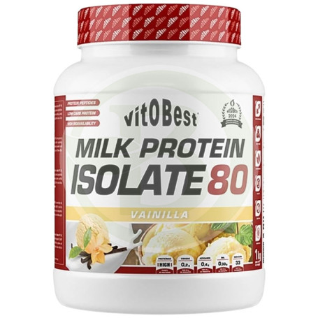 Milk Protein Isolate 80 Sabor Vainilla 1Kg Vit.o.best
