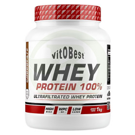 Whey Protein 100% Sabor Chocolate 1Kg Vit.o.best