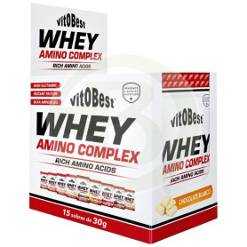 Whey Amino Complex Sabor Chocolate Blanco 15 Sobres Vit.o.best
