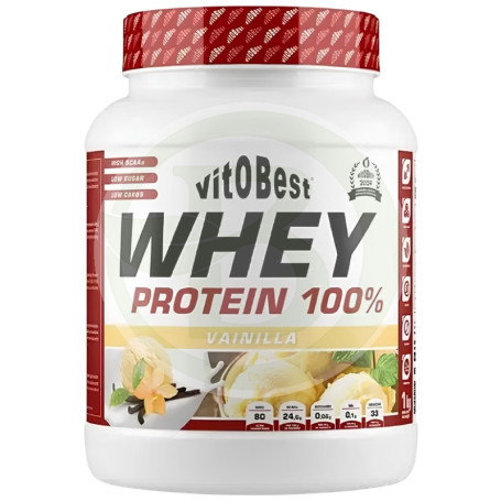 Whey Protein 100% Sabor Vainilla 1Kg Vit.o.best