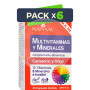 Pack 6x Multivitaminas y Minerales Mujer Probióticos 30 Cápsulas Natysal