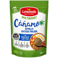 Sementes de cânhamo, linho e chia moídas 200Gr. Linwoods