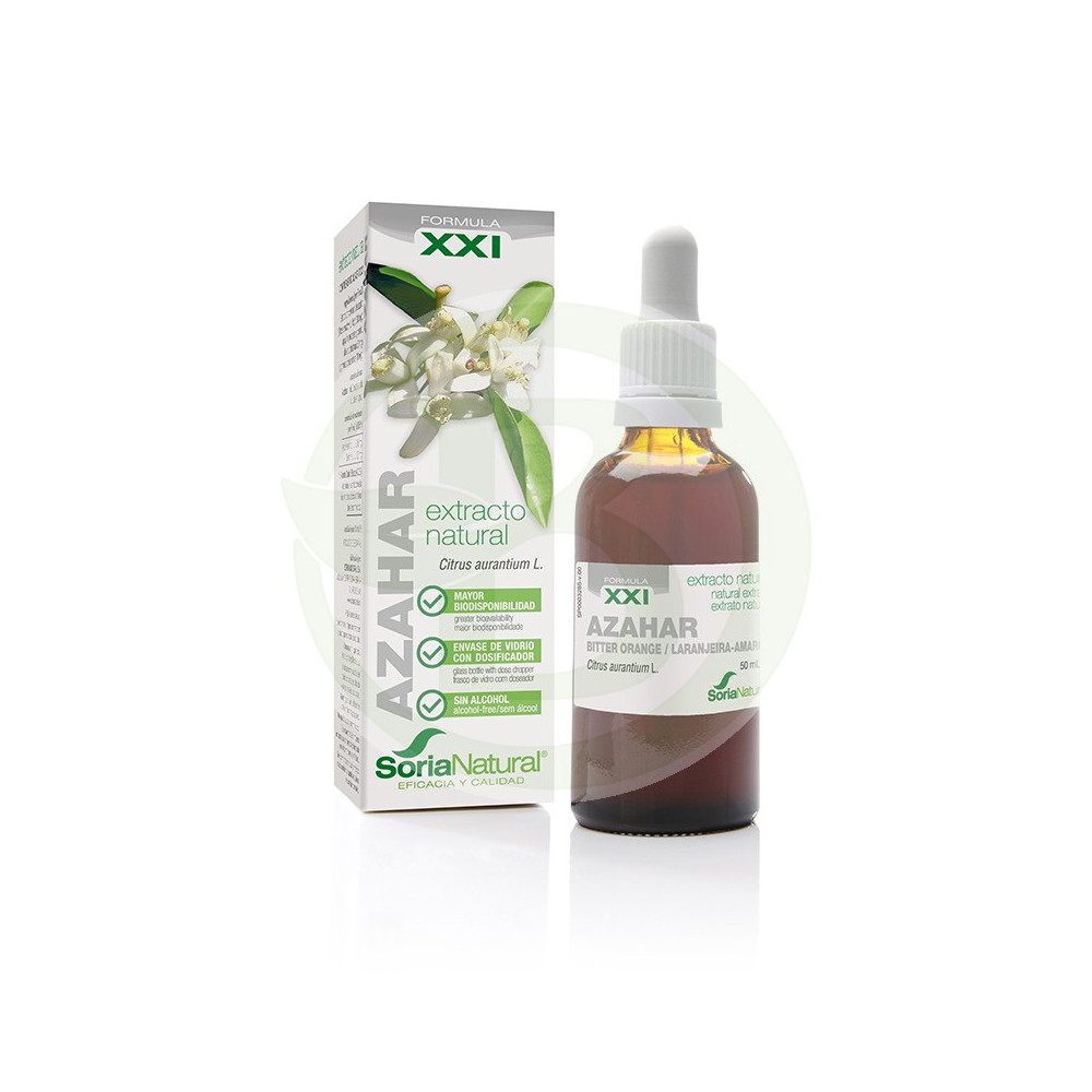 Fórmula de extrato de flor de laranja XXI 50Ml. Soria Natural